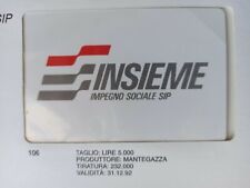 Schede telefoniche Serie*Serie