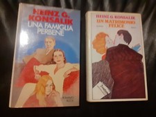2 LIBRI Heinz G.Konsalik - RIZZOLI: Un Matrimonio Felice, UNA FAMIGLIA PERBENE