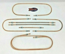 KIT COMPLETO TUBI FRENO IN RAME PER FIAT 500 F 2°Serie L R AUTOBIANCHI BIANCHINA