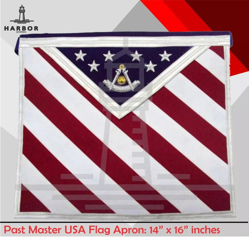 Grembiule past master blue - grembiule,