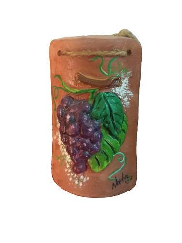 Tegola terracotta decorata - in,