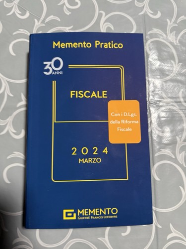 Manuale fiscale memento - manuale, “memento