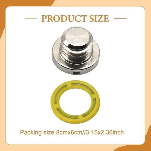 Kit tappo scarico olio coppia - tappo,