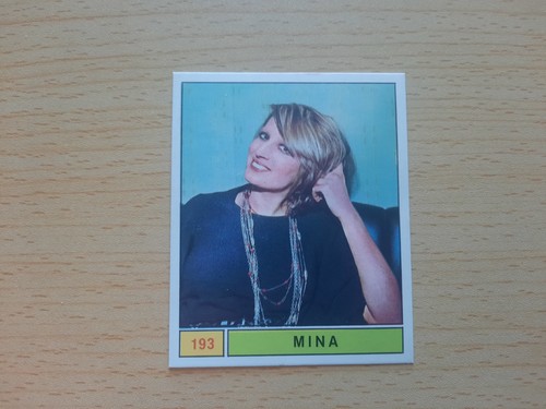 Panini cantanti mina - cantanti,