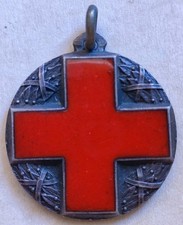 MEDAGLIA CROCE ROSSA ITALIANA SAVOIA OSPEDALE PRIMA GUERRA WW1 CAMPO TRINCEA
