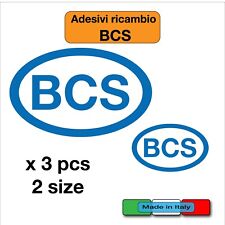 Adesivo ricambio BCS - benzina