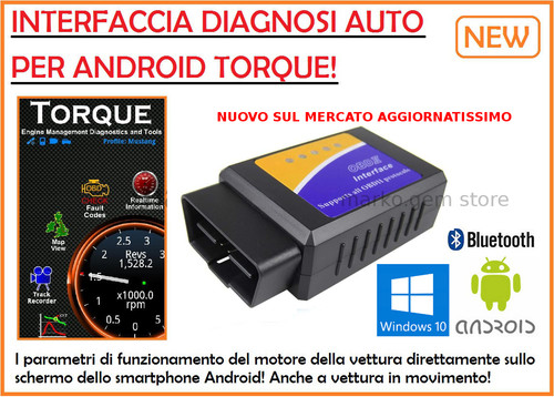 Interfaccia diagnosi obd2 - interfaccia,
