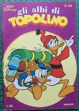 Gli albi di TOPOLINO 1189  1977 bollni club. PAPERINO NEL VECCHIO WEST. BUONO