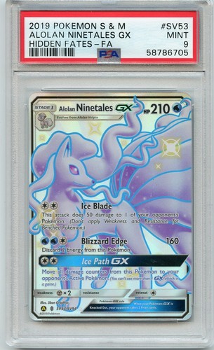 Pokemon psa alolan ninetales - psa, 9