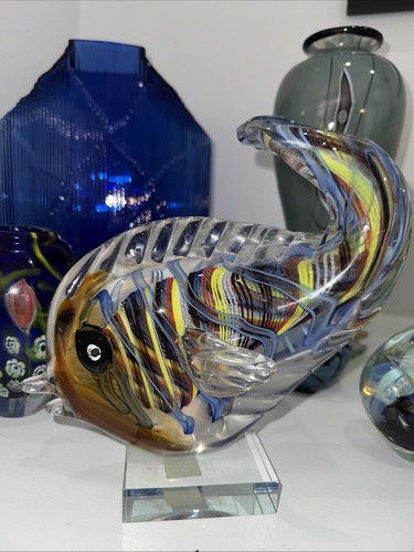 Gca scultura pesce vetro - scultura,