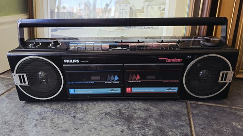 Boombox stereo doppia - , cassetta