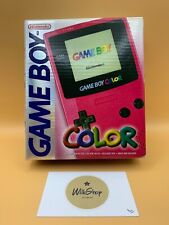 Nintendo Game Boy Color Rosa GBC-S-RA-EUR Perfetto con Scatola e Istruzioni