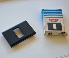 GEWISS GW22004 placca placchetta grigia grigio fumo System Basic 1 modulo