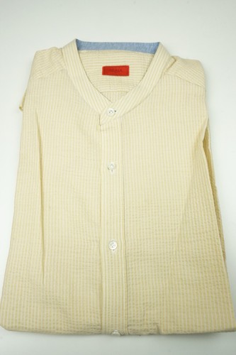 Camicia elegante isaia - camicia, giallo