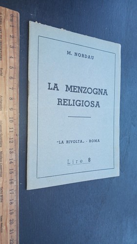 Max nordau menzogna - max,