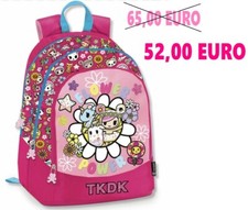 ZAINO ORGANIZZATO TOKIDOKI FLOWER POWER 3 ZIP  ( OFFERTA SCUOLA €49,90)