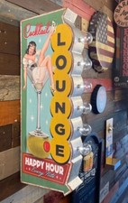 Insegna LED Pin-Up Cocktail