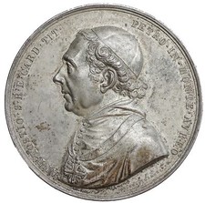 Medaglia Cardinale Antonio Tosti 1839 Stato pontificio Medal papal states