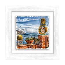 Lupia quadro ceramica stampata - ceramica,