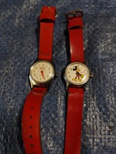 Disney-Rari orologi vintage Ingersoll Topolino. Meccanico anni 60 funzionante