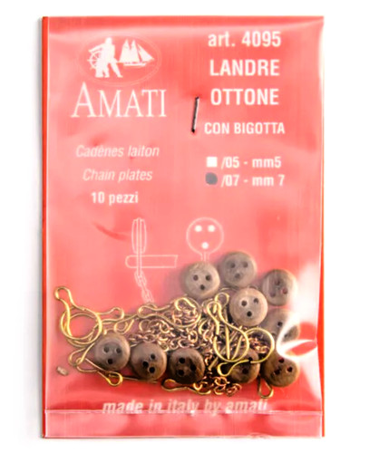 Landre ottone con - , e