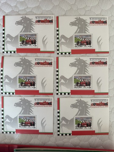 Francobolli ferrari campione - 6,