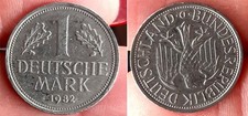 GERMANY 1 Mark Coin 1982 Mark