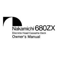 Nakamichi 680ZX Cassette Deck