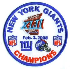 NFL SUPER BOWL XLII SB 42 New