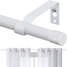 Bastone per Tenda Con Cappucci E Supporti, Set Di Raccordi in Acciaio Inossidabi