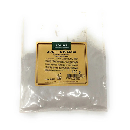 Solimè argilla bianca 100g - argilla, bianca,