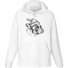 French bulldog wearing - 'french, santa