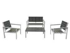 SET SALOTTINO METALWOOD