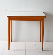 MidCentury Tavolo scandinavo in teak e formica, design scandi vintage, anni '50