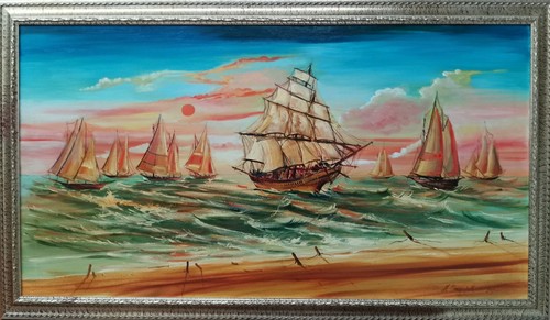 Franco tommarelli 70x130 olio - franco,