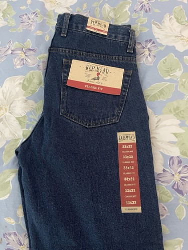 Jeans uomo testa - rossa, x
