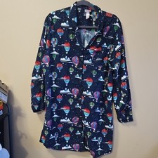 Pigiama donna Wondershop taglia XXL natalizio blu navy 100% cotone 