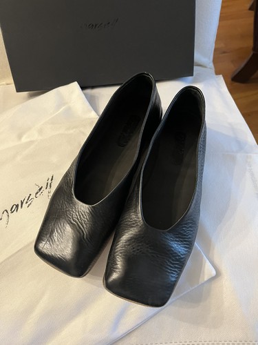 Marsell black spatolona flat - black,