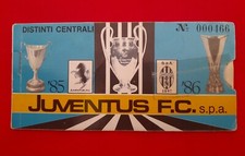 Abbonamento/Biglietto/Ticket Juventus Campionato 1985/86