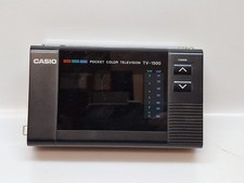 CASIO Pocket Color Television TV-1500 LCD TV Analogica Portatile