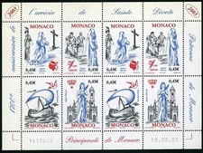 Monaco 2308 ad sheet,MNH