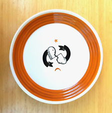 RARO PIATTO DECO BALDELLI ROMETTI UMBERTIDE PERUGIA ITALY POTTERY PONTI LENCI 