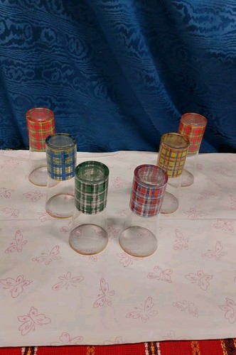 Bicchieri vintage anni 60 - bicchieri,