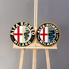 Set 2 Insegna Metallo Logo