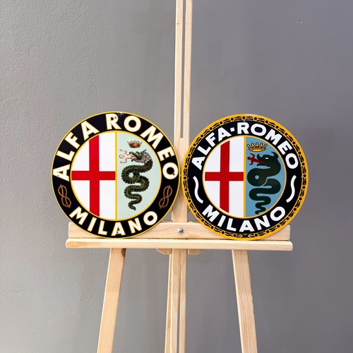 Set insegna metallo - insegna, logo