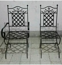 Sedia poltrona  in ferro pieno