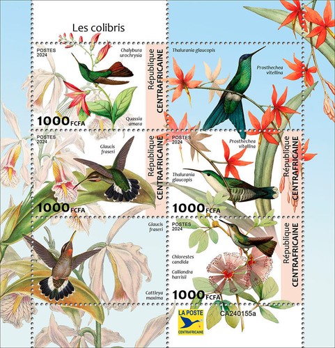 Francobolli colibrì colibri - francobolli,
