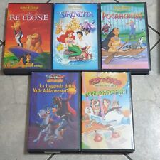 Lotto 5 VHS - Videocassette - Disney - ITA PAL ?? Anni 90/2000 - Titoli Vari