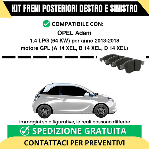 Pastiglie freno posteriori - freno,