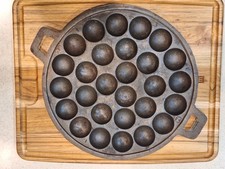 Kanom Krok 28 fori macchina per deserto in ghisa pesante, takoyaki o cocco tailandese